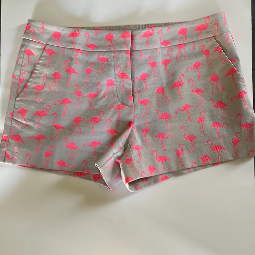 Trina Turk Rare Flamingo Print Shorts